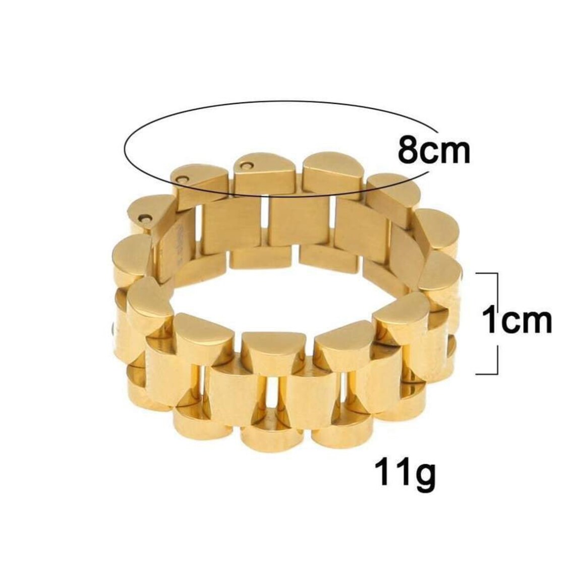 Stainless Steel Gold Ring Gold Plated Jewelry Fashion Etsy