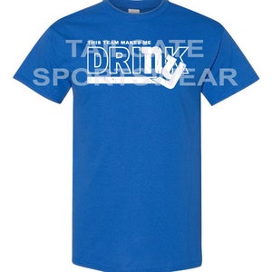 New York Football (Makes Me Drink) Unisex T-Shirt