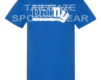 New York Football (Makes Me Drink) Unisex T-Shirt