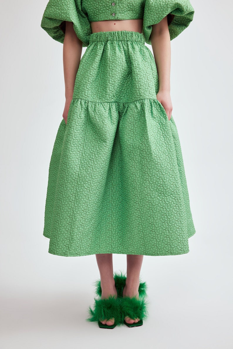 Vanessa Puff Midi Skirt image 1