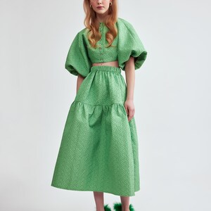 Vanessa Puff Midi Skirt image 3