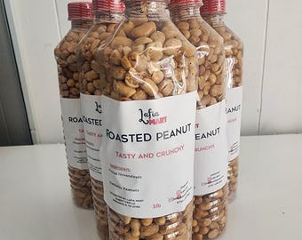 Nigerian Roasted Peanut/Groundnut- West African Peanut Snacks- Crunchy and Tasty Peanut