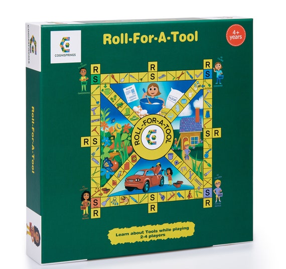 Roll-for-a-tool Kids Board Games Educational Games Family | Etsy Roll-for-a-tool Kids Board Games Educational Games Family | Etsy