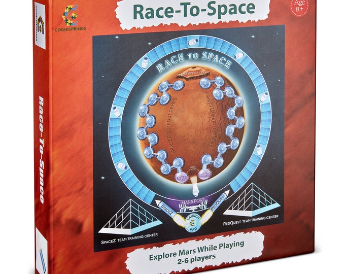 Race-To-Space Board Games for Kids - Family Games - Educational Games for kids ages 8 and above - Gifts for Boys - Gifts for Girls