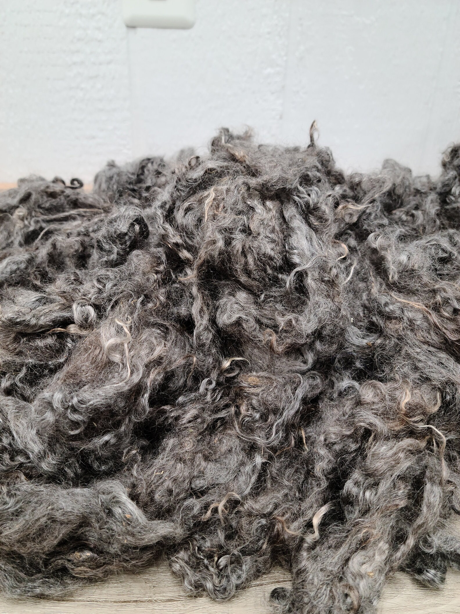 Beautiful Raw Pewter/Grey 2nd Clip Mohair 56 Staple Etsy