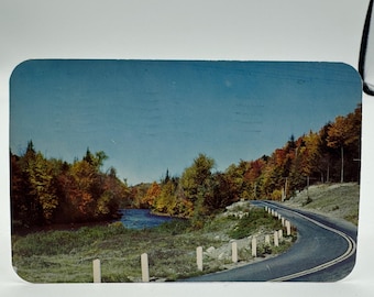 Vintage 1950s Sault Ste. Marie Roadside Scenic Postcard With Handwritten Message