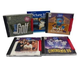Microsoft Home Software Bundle: Golf Music Central 96 Home Cooking  and More