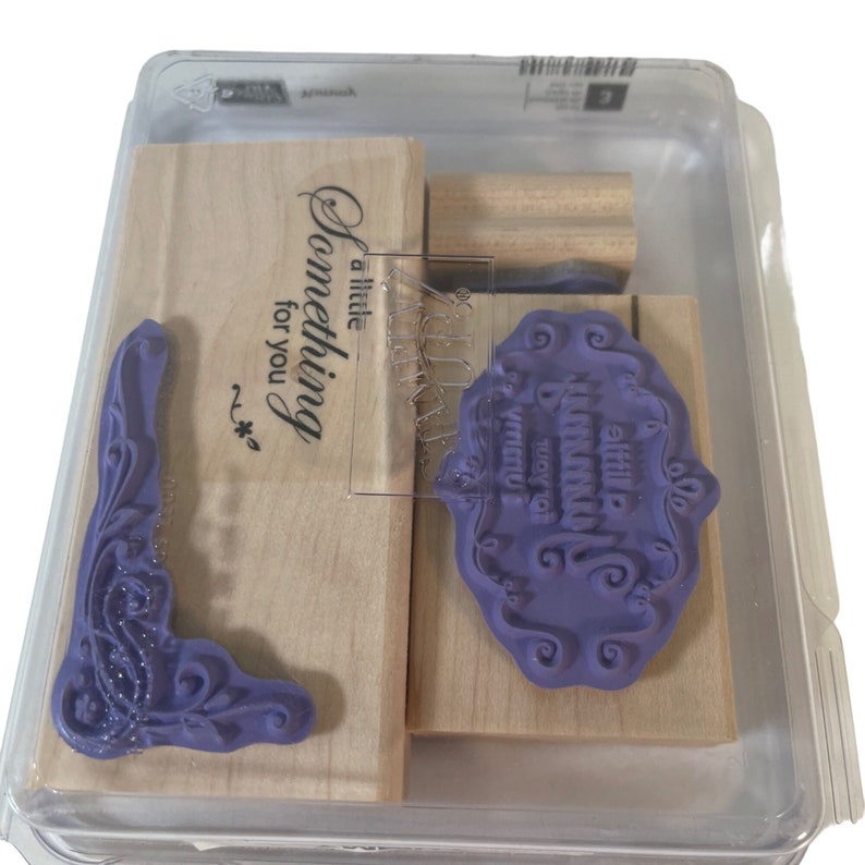 Stampin up Yummy Rubber Stamp Set Wood Mounted - Etsy