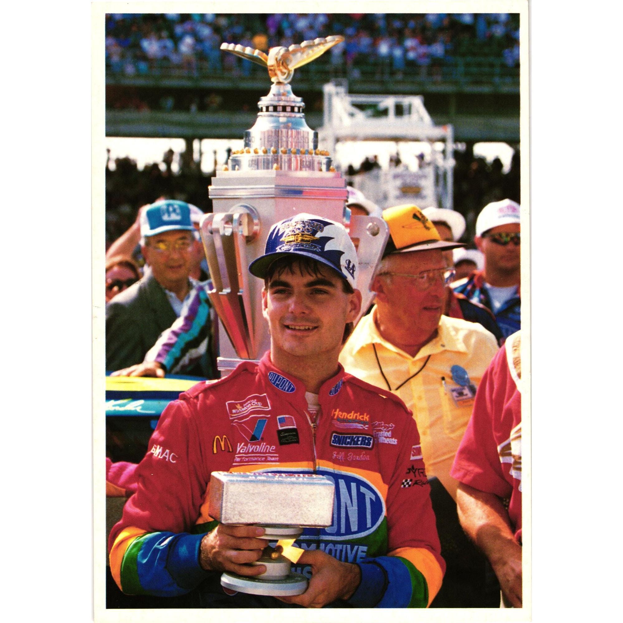 1994 Victory Circle Postcard Jeff Gordon NASCAR Brickyard 400