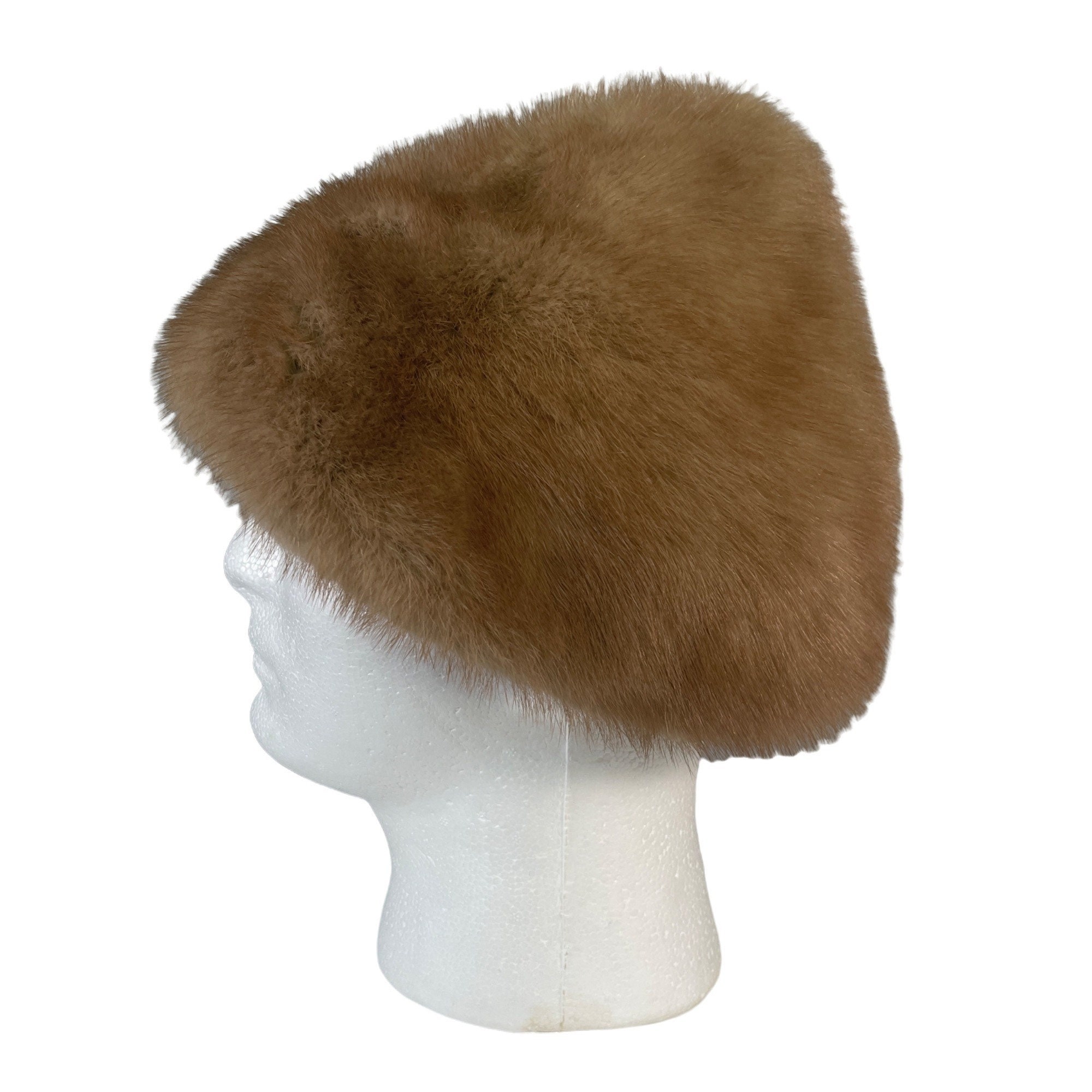 Vintage Vincent & Bill Genuine Fur Hat W Corded Decorative  display picture 3