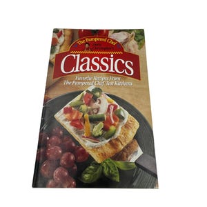 Pampered Chef Classics Recipe Book Pamphlet Cooking Ideas Culinary Guide