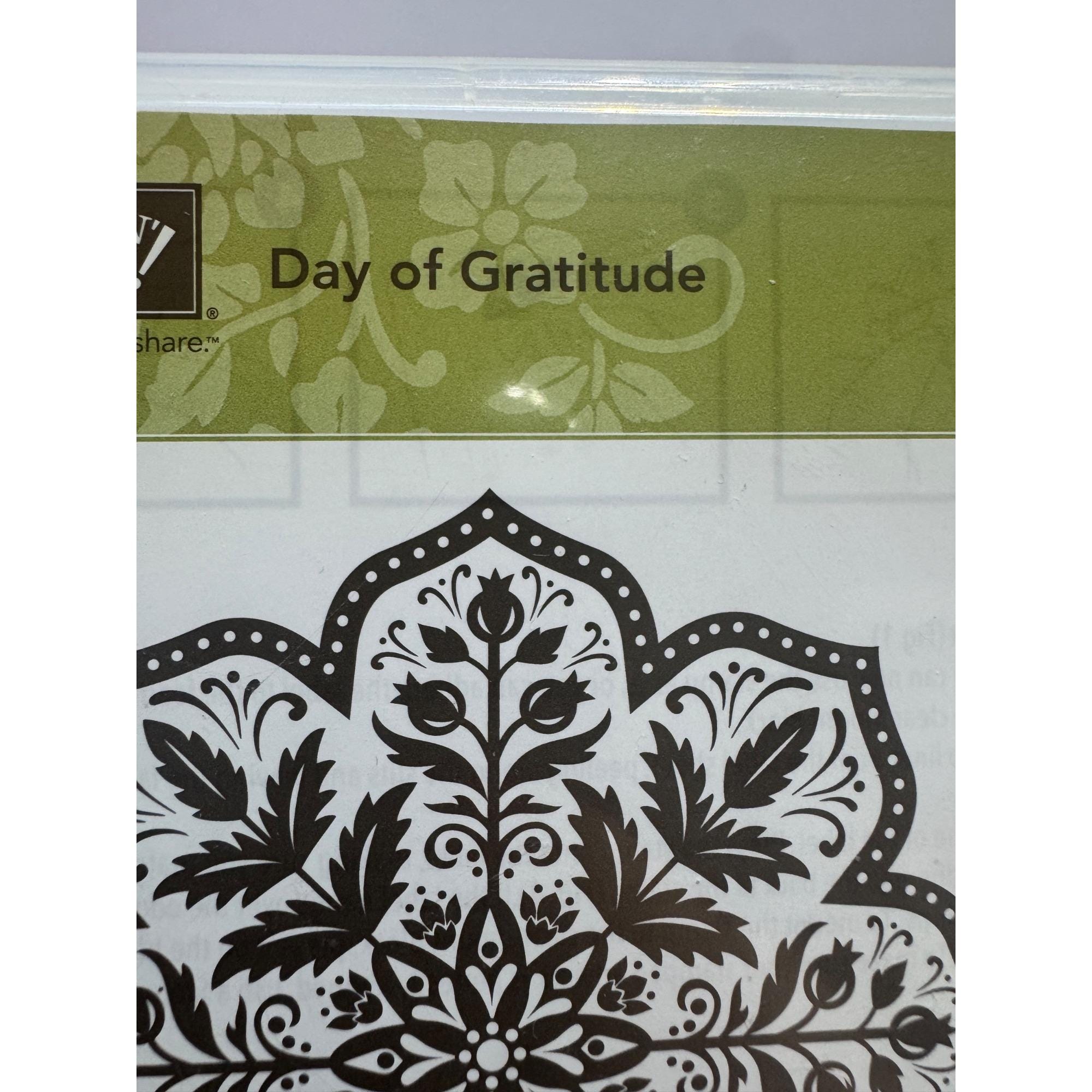Stampin up Day of Gratitude Rubber Stamp Set 7 Pieces Thanksgiving ...