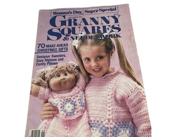 Frauentagsmagazin Grandma Squares Needlework September 1985 Super besondere Geschenke