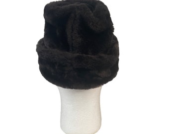 Vintage Faux Fur Trapper Hat Small Made in USA - Etsy