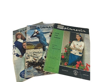 Lot of 3 Spinnerin Magazines 1960 1968 1972
