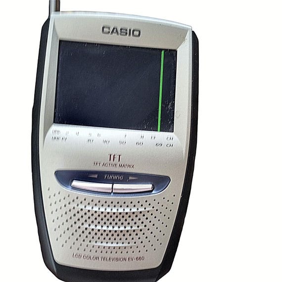 Vintage Casio EV 660 Handheld TFT Active Matrix TV Tested Works - Etsy