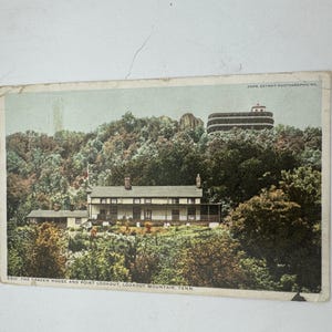 Carte postale vintage The Craven House et Point Lookout Lookout Mountain TN 1911