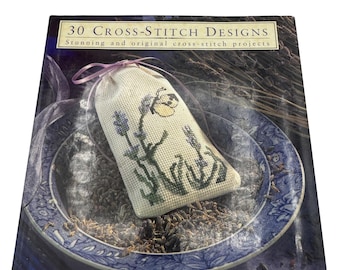 Cross-Stitch Designs Book: 30 Original Projects, 1996 Hardcover