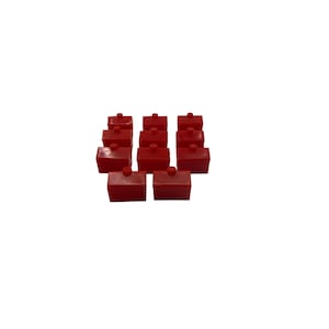 1960s Parker Bros Monopoly  Red Hotel Pieces  Replacement Parts Qty 11