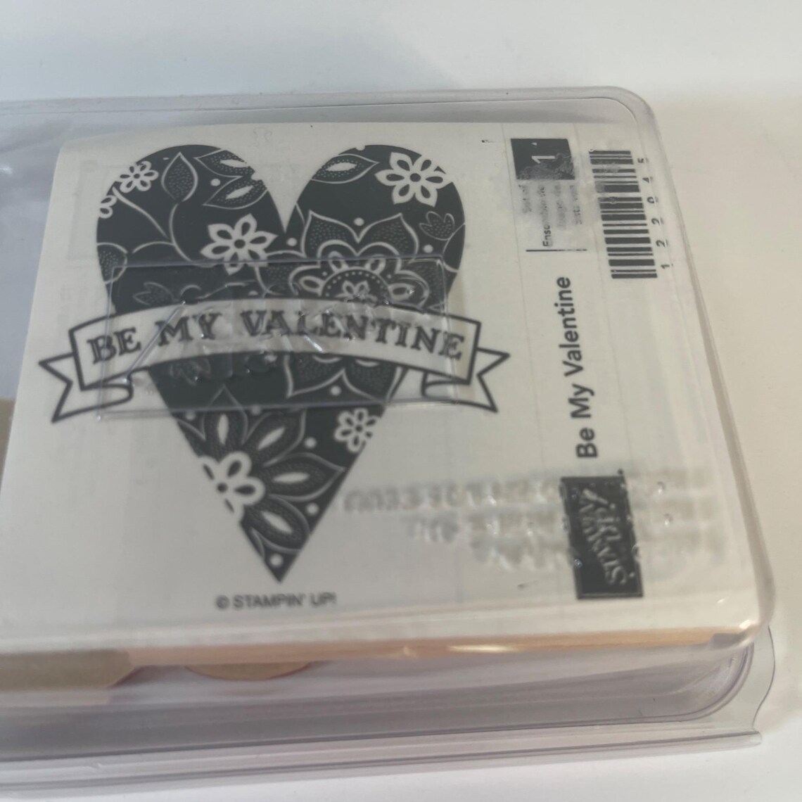 Stampin up Be My Valentine Rubber Stamp Set Wood Mounted - Etsy