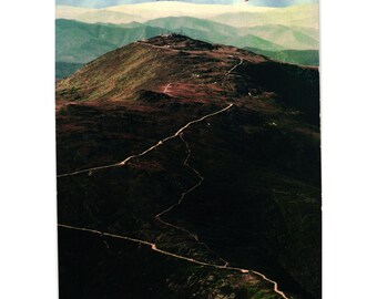 Mt Washington Auto Road, NH, cartão postal, pico cênico, 6.288 pés, nordeste dos EUA