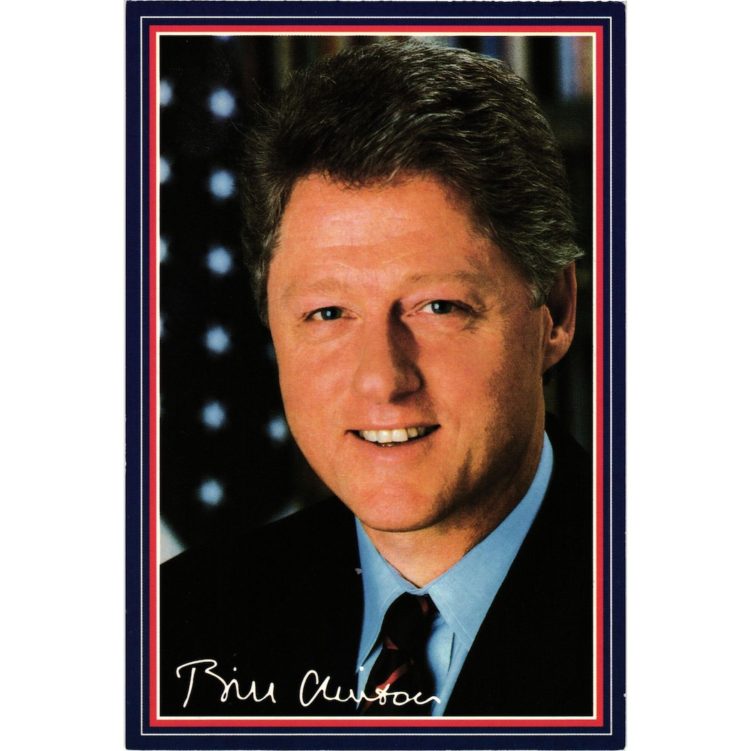 トレカ　アメリカ大統領カード　1993年ビル・クリントンまで ビル・クリントン大統領就任記念ポストカード コレクターズアイテム