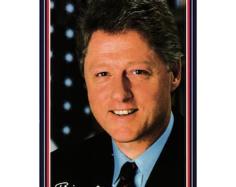 Postal coleccionable conmemorativa de la toma de posesión del presidente Bill Clinton