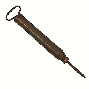 Vintage Manual Hand Air Pump Copper Brass 12.5&quot; Long MC