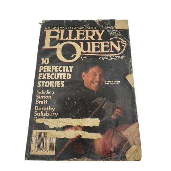 エラリー・クイーンズ・ミステリー・マガジン 1989年11月号 - Etsy 日本