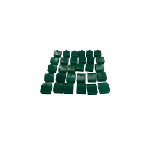 Vintage 1960s  Authentic Monopoly Board Game Replacement Parts - 30 Green Houses