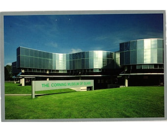 Corning Museum Of Glass Postkarte Finger Lakes NY Architektur Druck CM-5 USA Art