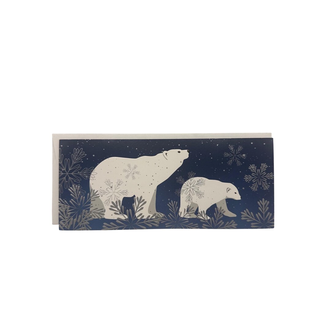 WWF Polar Bear Holiday Greeting Card With Envelope - Etsy Denmark