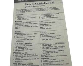 Krótki przewodnik po telefonie z budzikiem AT&T 340