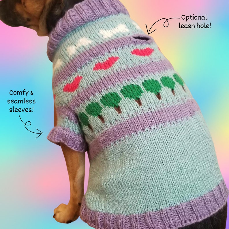 Fair Isle Dog Sweater Knitting Pattern Knit Dog Sweater Pattern my