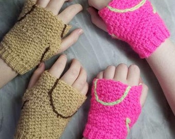 Thing Fingerless Mitts Crochet Pattern