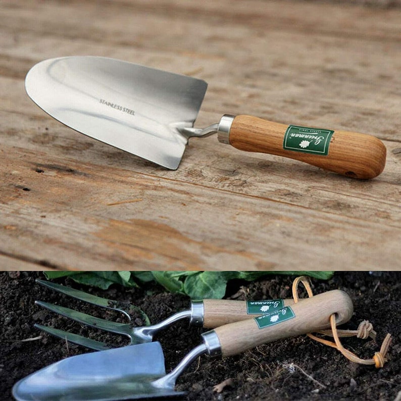 Garden Gift Set Premium Hand Trowel and Fork Set Stainless Etsy