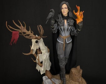 1/5 Yennefer resin statue - Witcher hand painted collectible