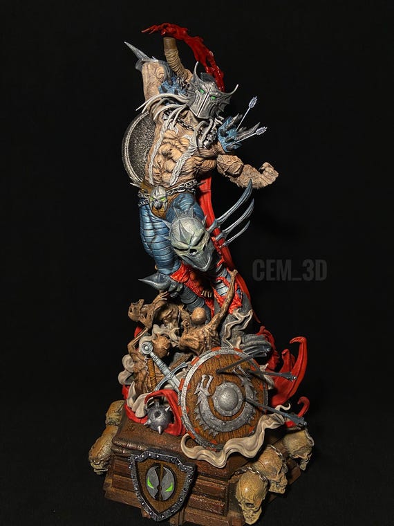 1/6 Dark Ages Spawn Resin Statue (60cm Total) - Spawn Comic Book