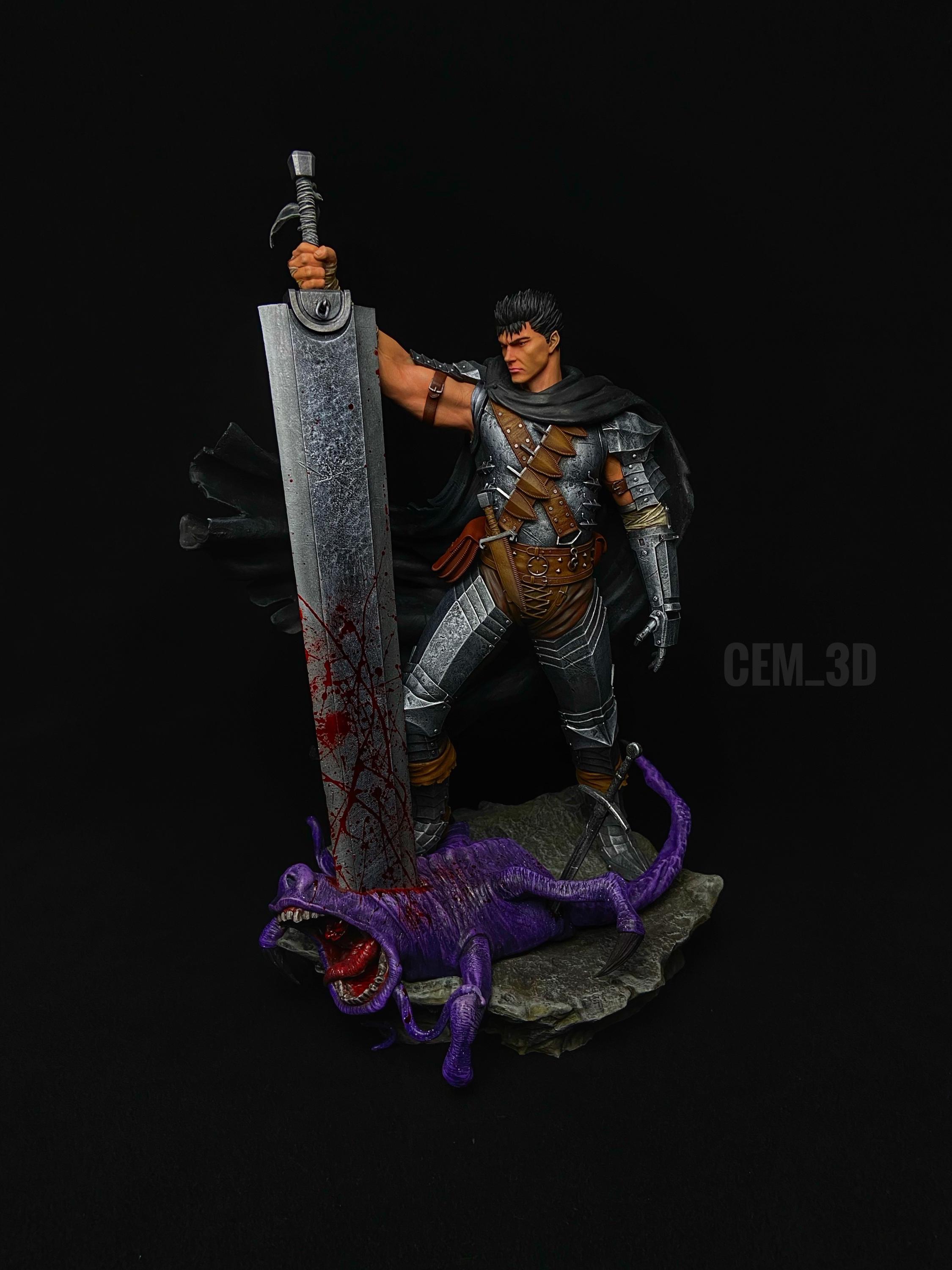1/6 Guts Berserk Resin Statue - Berserk Collectible - Etsy