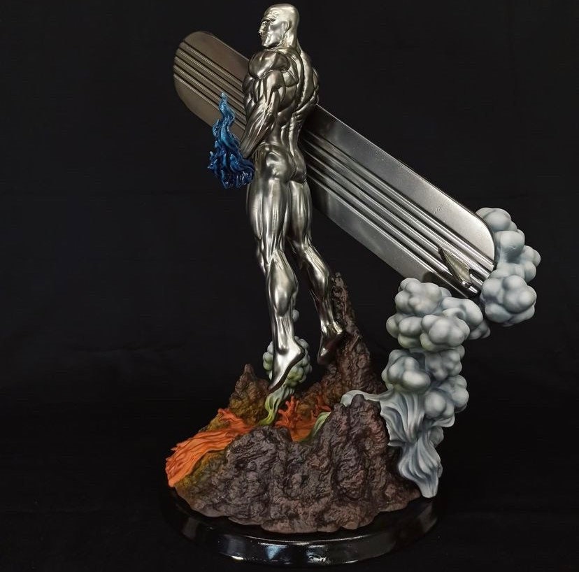 Silver Surfer Statue 1/6 Scale48cm & Handpainted Etsy