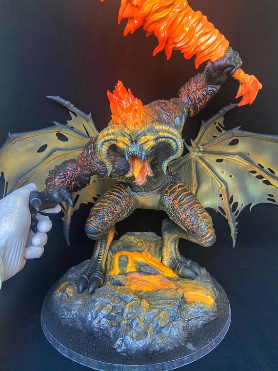 Balrog Statue - Lord of the Rings Collectible - Etsy