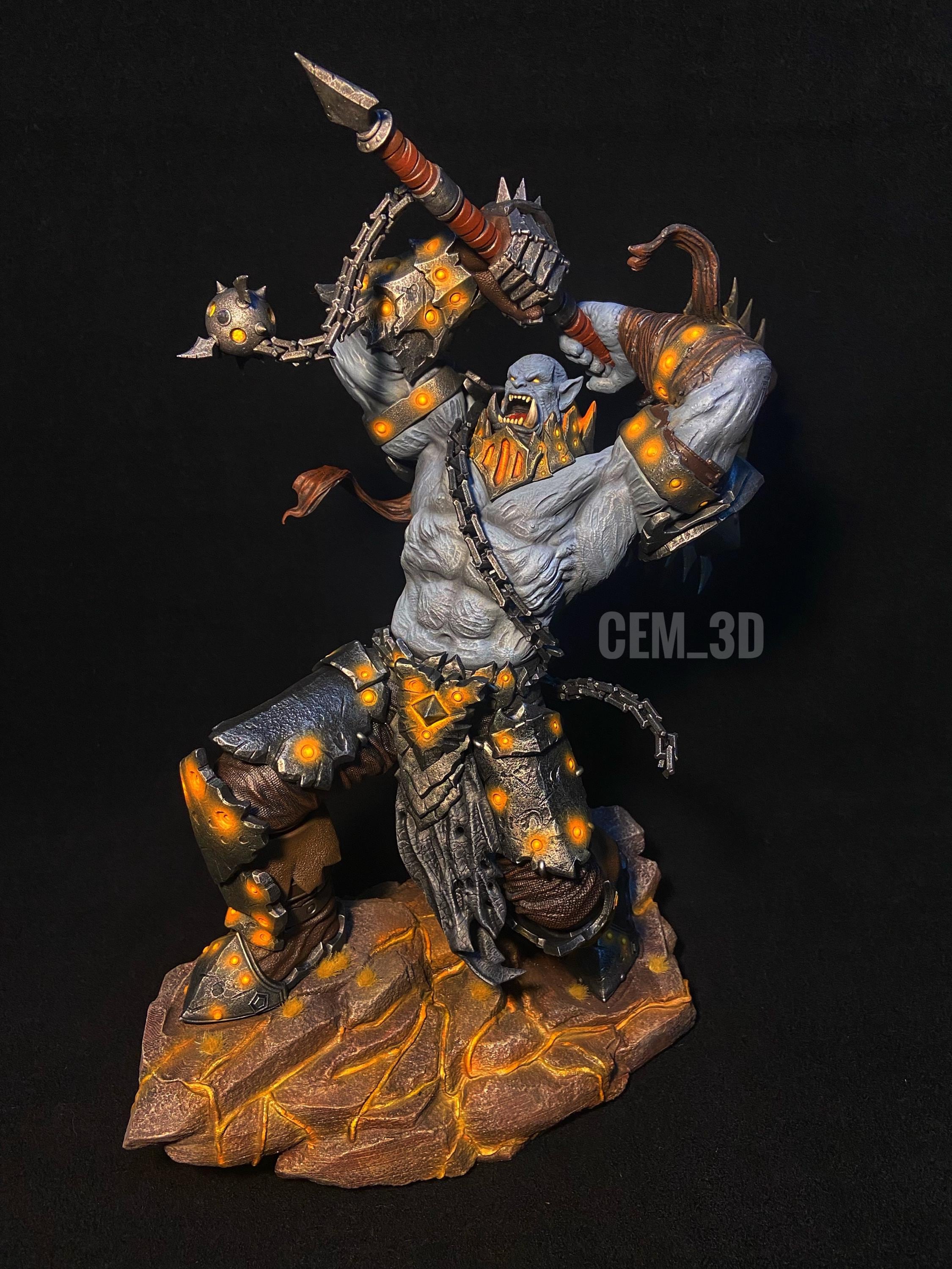 1:6 Blackhand Resin Statue - World of Warcraft Hand Painted