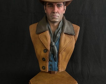 Rdr Arthur Morgan bust 1/2.5 scale statue 50cm collectible