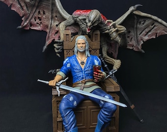 Statua di Geralt di Rivia - Witcher da collezione