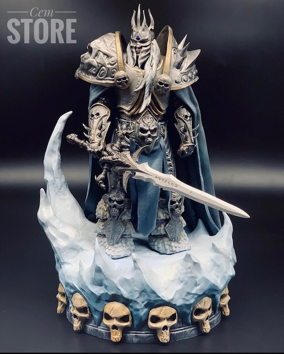 Arthas Lich King Statue - World of Warcraft Collectible - Etsy