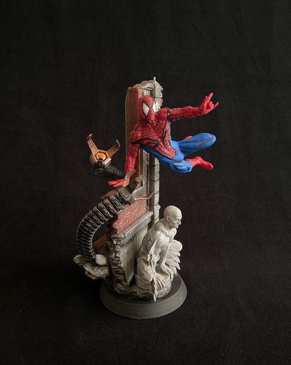 Spiderman Statue - Marvel Collectible - Etsy