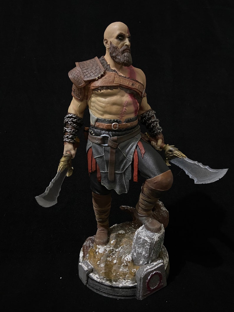 Kratos Statue 1/5 Scale35cm & Hand-painted Collectible - Etsy