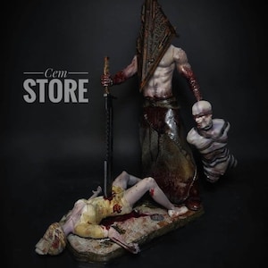 prompthunt: a hot toys figure of pyramid head ( from silent hill ),  figurine, detailed product photo