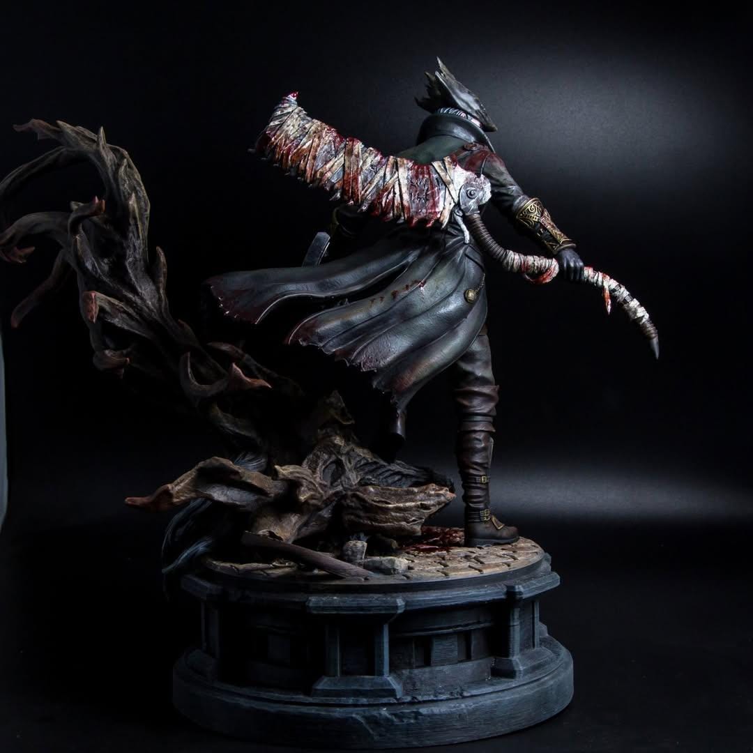 1/7 the Hunter Resin Statue - Bloodborne Collectible - Etsy