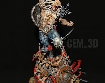 1/6 Dark Ages Spawn resin statue (60cm total) - Spawn comic book collectible